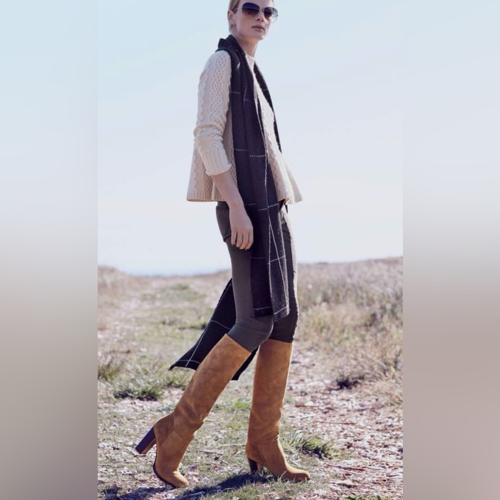 Sam Edelman high knee suede leather boots brand new never worn but to try on.